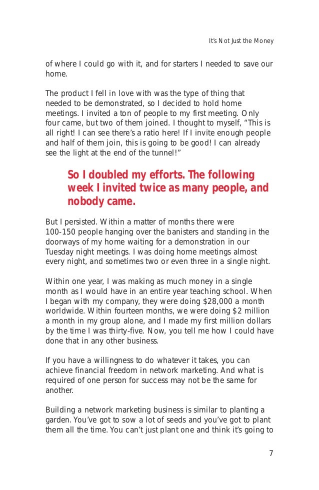 Why Almost Everyone Is Dead Wrong About Network Marketing... Including How To Get Wonderful People B